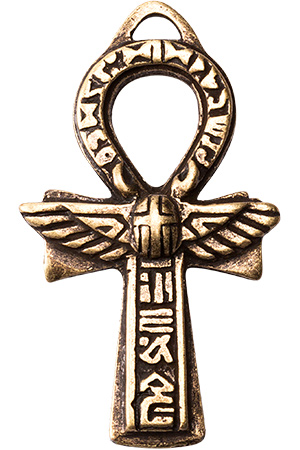 Амулет защитный "Крест жизни Анкх" № 03, 25х37мм, металлический