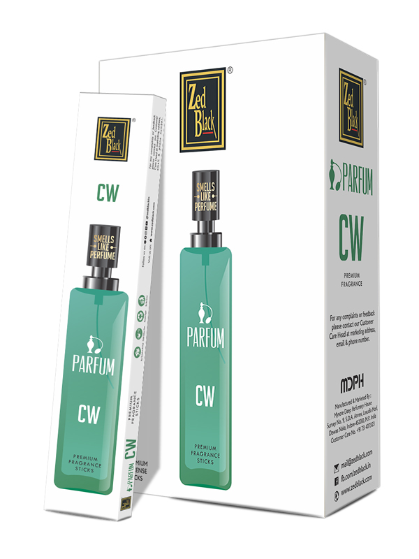 Благовония CW, Zed Black Parfum Series, плоская пачка (12 палочек в пачке) 12 шт