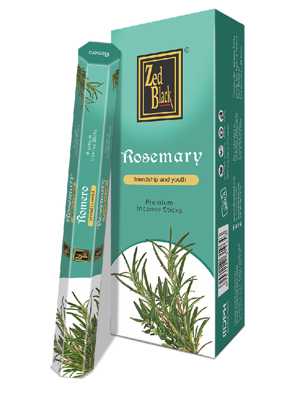Розмарин (Rosemary), Zed Black Spanish Series, 6 шт (20 палочек в пачке)