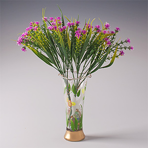 Цветок полевой, цвет в ассортименте, ПВХ, 28 см, 2 шт
