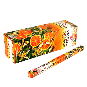 Благовония Ваниль Апельсин (Vanilla Orange), HEM, 25 шт