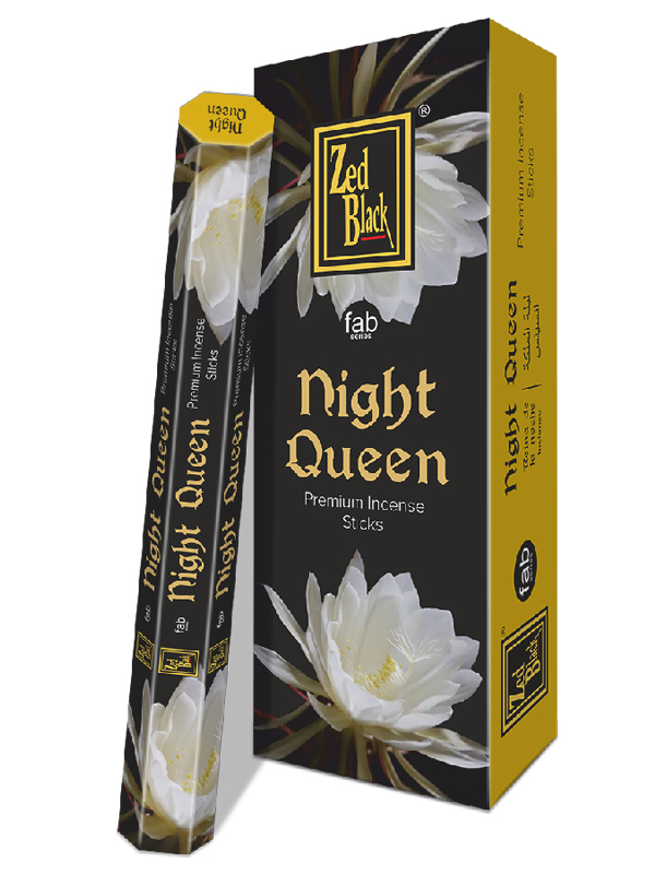 Королева Ночи (Night Queen), Zed Black Fab Series, 6 шт (20 палочек в пачке)