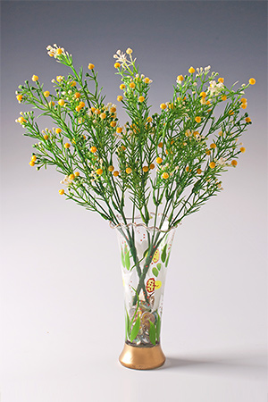 Цветок полевой, цвет в ассортименте, ПВХ, 35 см, 2 шт