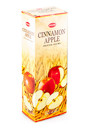Благовония Корица Яблоко (Cinnamon Apple), HEM, 6 шт